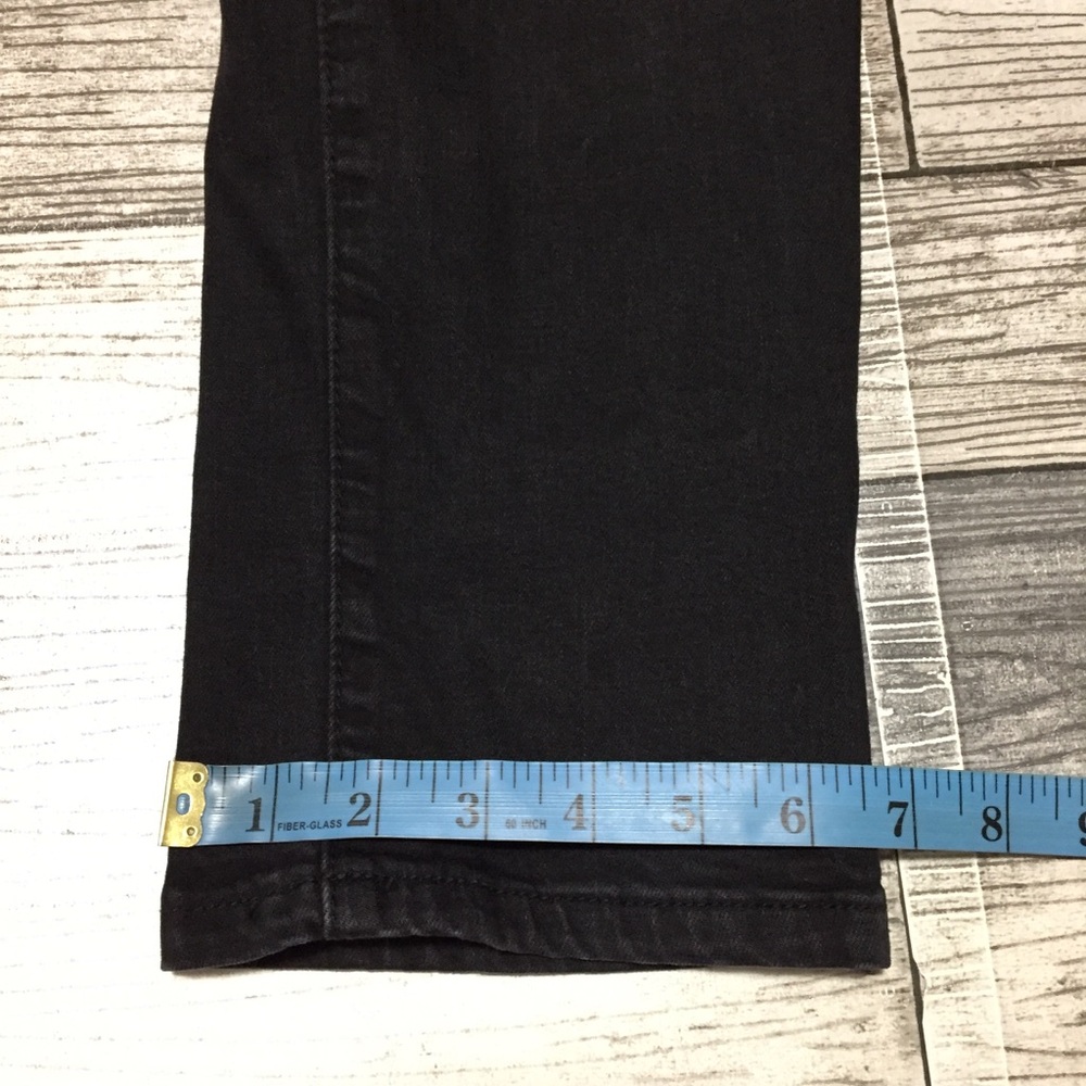 Liverpool Modern Straight Jeans Men’s 35x30 Black Denim Stretch - Picture 3 of 11